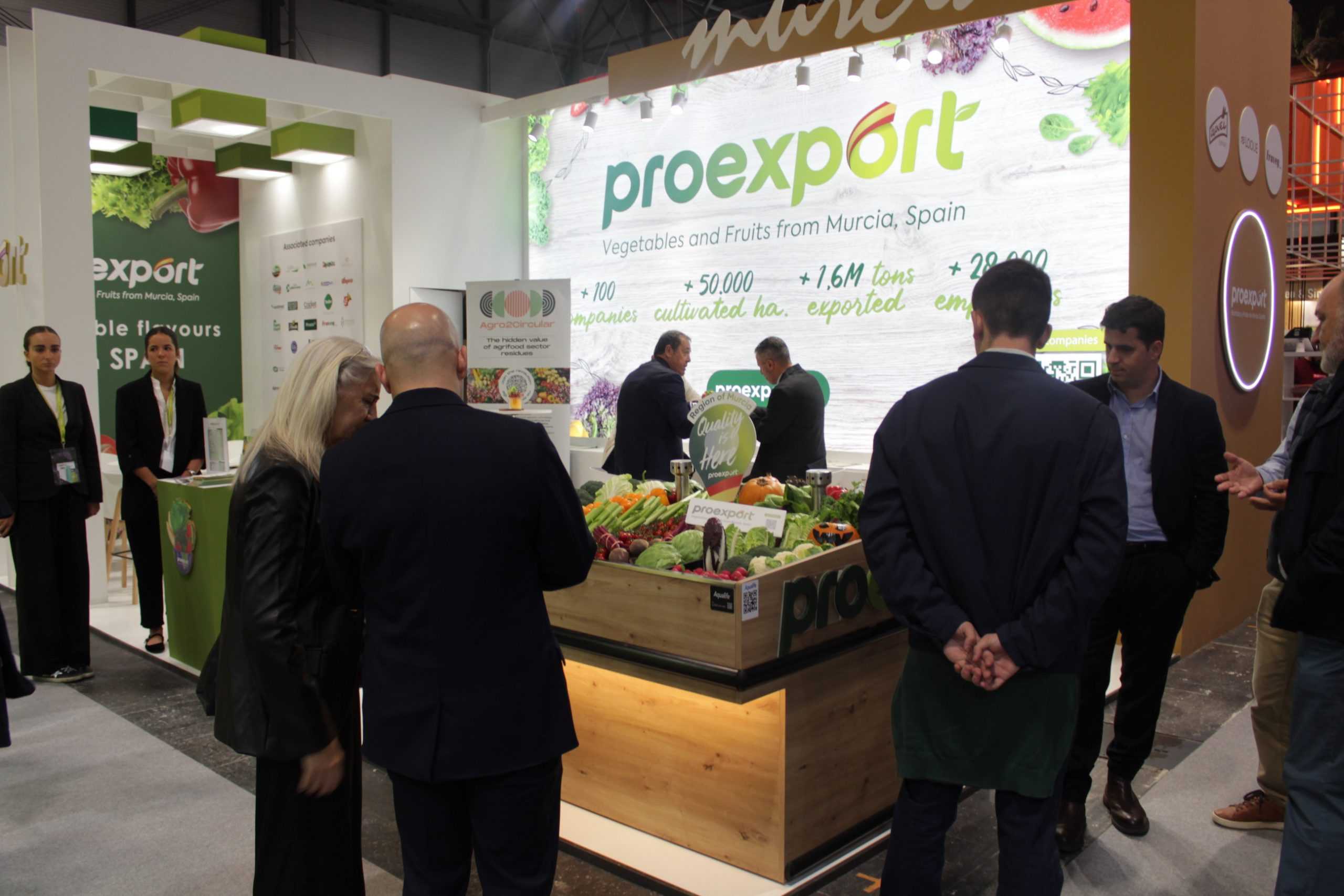 Las empresas de Proexport salen fortalecidas de Fruit Attraction en sus relaciones con los clientes internacionales